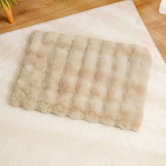 Wuztai Kneading Soft Pet Mat 40x30cm, Winter Fleece Blanket Sleeping Pad, Dog Cat Bed Mat