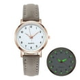 thumbnail image 1 of Wuztai Ladies Diamond-Studded Luminous Watch, Quartz Movement with Imitation Leather Strap, Fashion Women's Wristwatch, 1 of 3