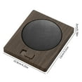 thumbnail image 1 of Wuztai Mug Warmer For Desk (Brown), Coffee Warmer Plate Constant Temperature Cup Pad Heating Automatic Heat Preservation Cup Clearance Free Shipping!, 1 of 2