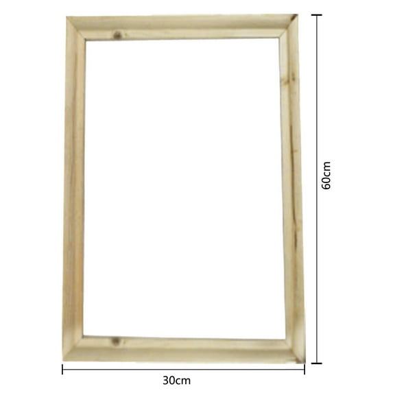 Wuztai Natural Wood Picture Frame Kit, DIY Inner Frame for Canvas Oil Painting, Multiple Sizes for Artwork Display Assembly