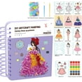 thumbnail image 1 of Wuztai Princess DIY Craft Kit for Girls, Dress-Up Sticker Activity Set with 800+ Accessories, Arts and Crafts Toy, 1 of 1