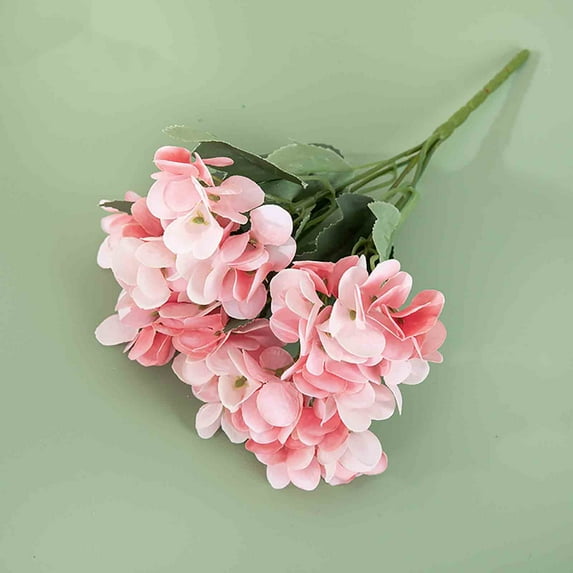 Wuztai Simulation Orchid Bouquet Artificial Flowers, Silk Flower with Lifelike for Wedding Home Decor, Fake Flower Arrangement for Vases