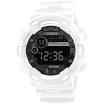 Wuztai Six Styles Sports Electronic Watch, Digital Screen Stopwatch Alarm Luminous for Outdoor Activities, Cool Digital Watches Multifunction Electronic Timepiece