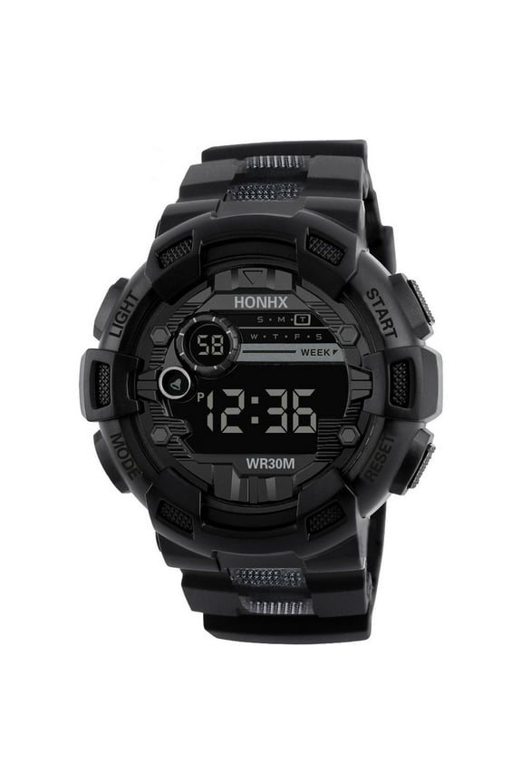 Six Styles Sports Electronic Watch, Digital Screen Stopwatch Alarm Luminous for Outdoor Activities, Cool Digital Watches Multifunction Electronic Timepiece