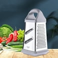 thumbnail image 1 of Wuztai Stainless Steel 4-in-1 Box Grater, for Cheese Vegetables Ginger Kitchen Slicer Shredder, Vegetable Grater Kitchen Grater, 1 of 7