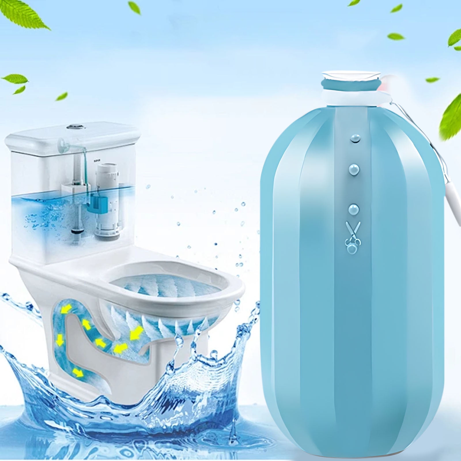 Wuztai Toilet Freshener Bathroom Cleaner Lanyard Toilet Cleaner Strong Descaling And Deodorizing ...