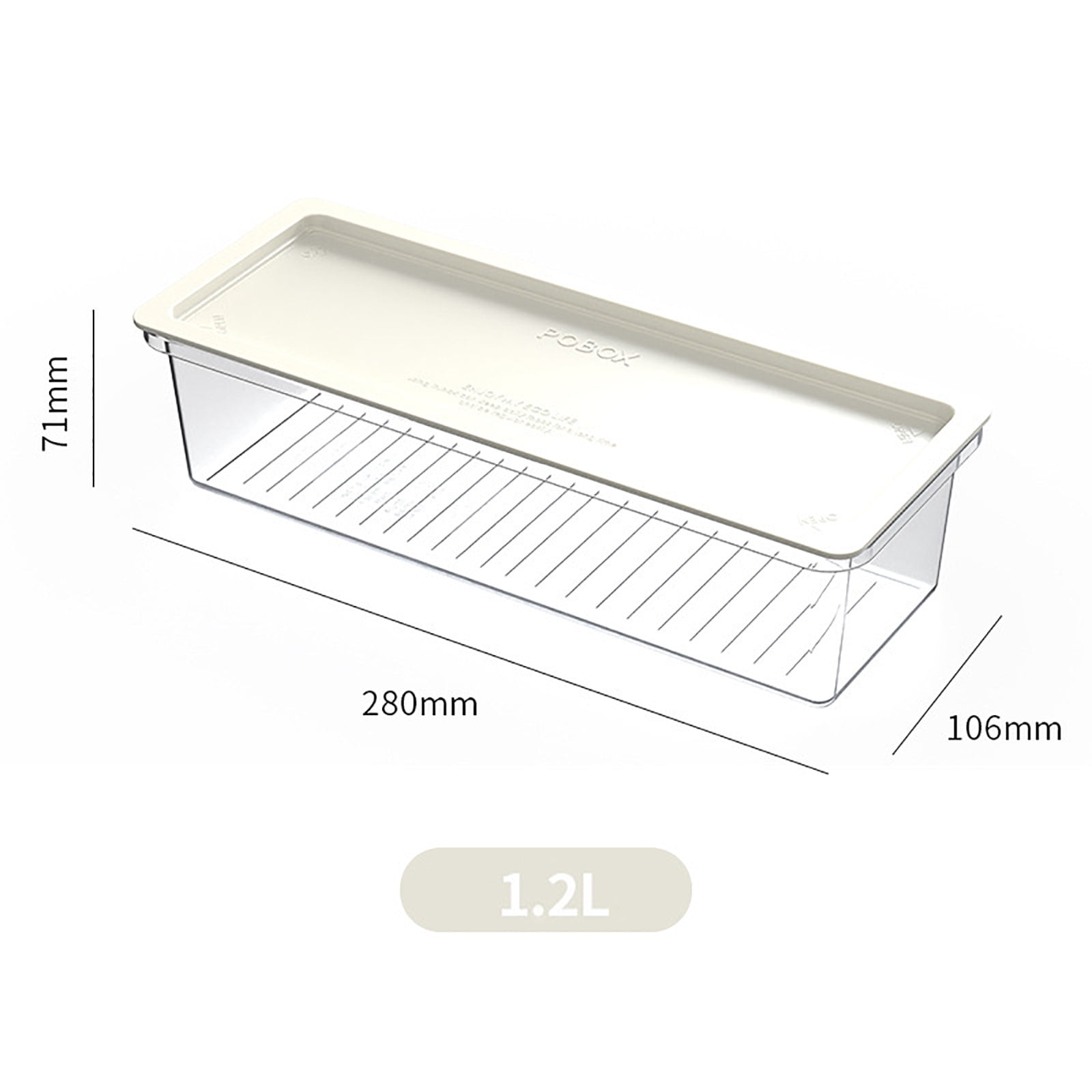 Wuztai Transparent Sealed Preservation Box Can Be Refrigerated And