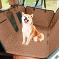 thumbnail image 1 of Wuztai Waterproof Car Pet Mat Scratch Resistant, Hammock Style Back Seat Cover for Dogs Cats SUVs Trucks, Pet Car Seat Protector Liner, 1 of 7