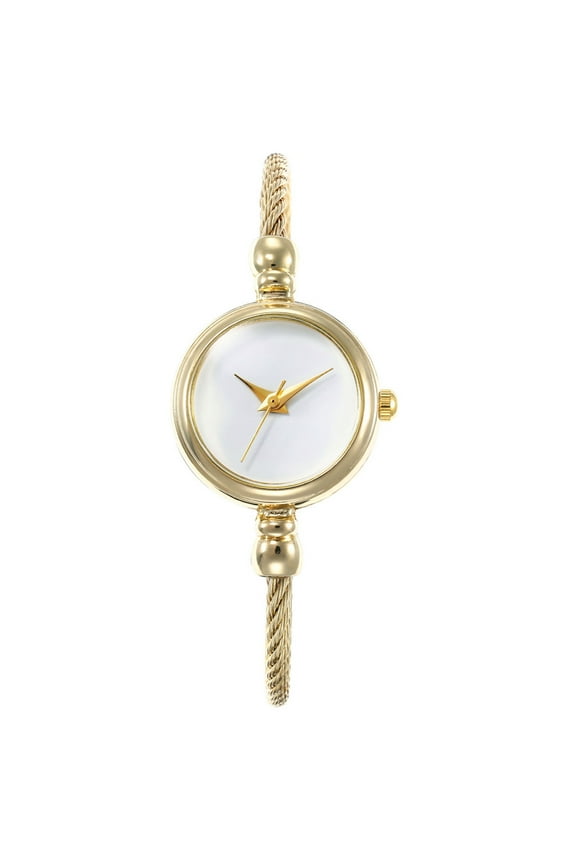 Women's Quartz Watch Blue Glass, High-end Distinguished Bracelet Watch 4.5cm Dial, Fashion Wristwatch Accessory