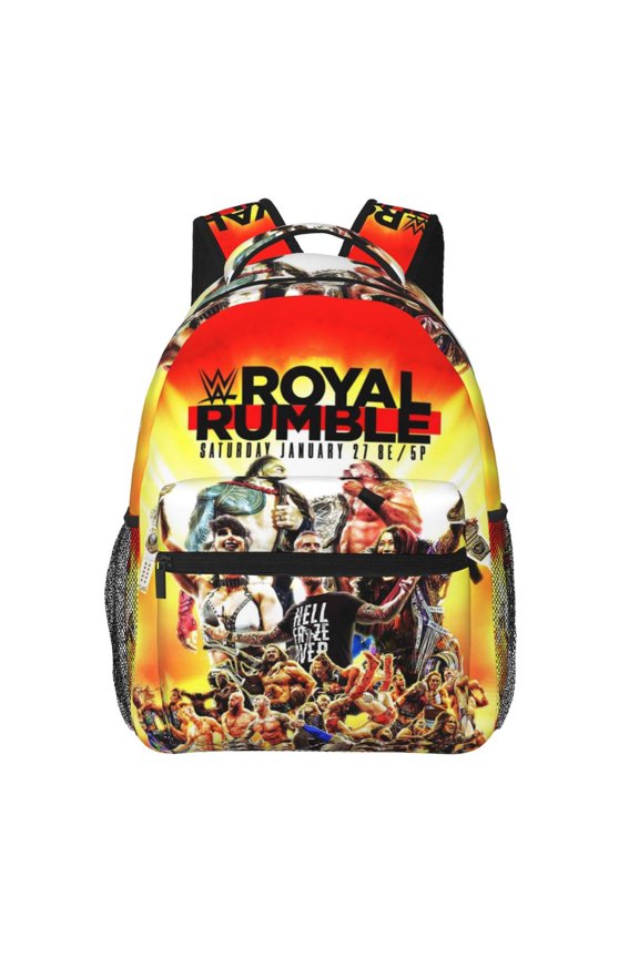 Ww-W-E Royal Backpack 3d Printed Cartoon Travel Bag Bookbag Daypack 15.7inch For Sports Travel