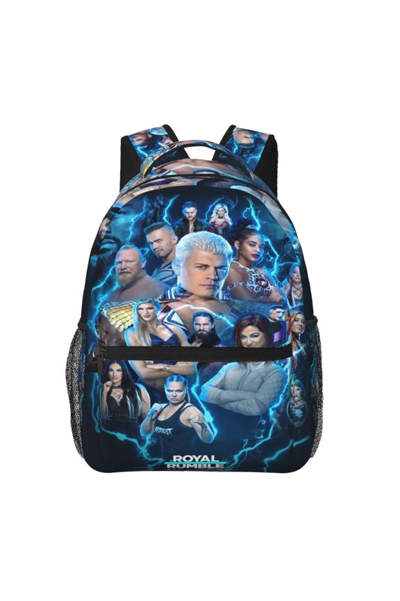 Ww-W-E Royal Backpack 3d Printed Cartoon Travel Bag Bookbag Daypack 15.7inch For Sports Travel