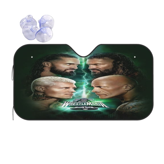 Ww-W-E Royal Windshield Sun Shade Anime Car Front Window Shades Sunshade Automotive Interior Protector For Truck Suv