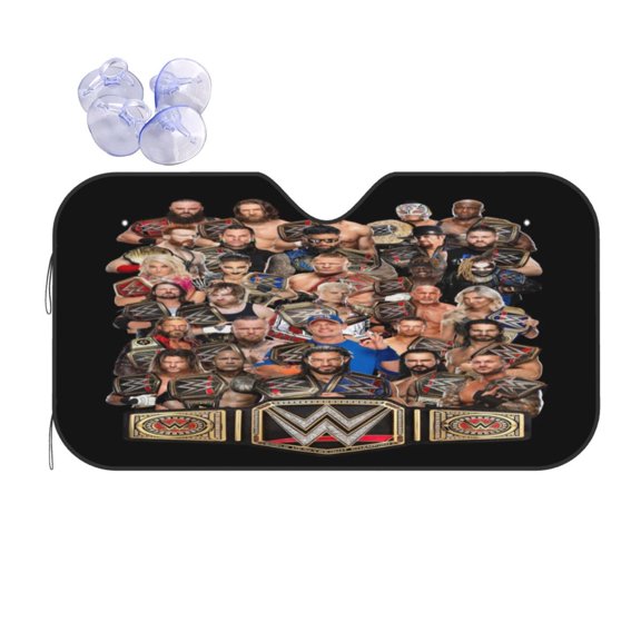 Ww-W-E Royal Windshield Sun Shade Anime Car Front Window Shades Sunshade Automotive Interior Protector For Truck Suv