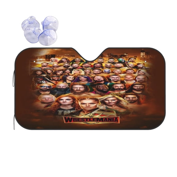 Ww-W-E Royal Windshield Sun Shade Anime Car Front Window Shades Sunshade Automotive Interior Protector For Truck Suv