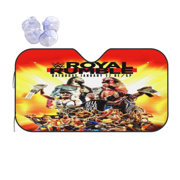 Ww-W-E Royal Windshield Sun Shade Anime Car Front Window Shades Sunshade Automotive Interior Protector For Truck Suv