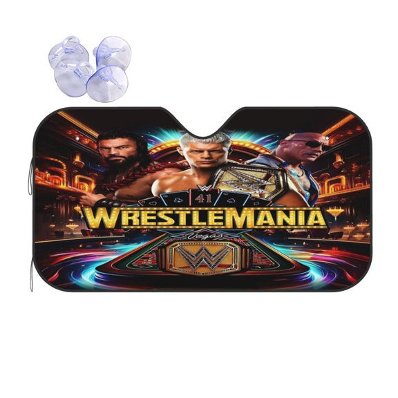 Ww-W-E Royal Windshield Sun Shade Anime Car Front Window Shades Sunshade Automotive Interior Protector For Truck Suv