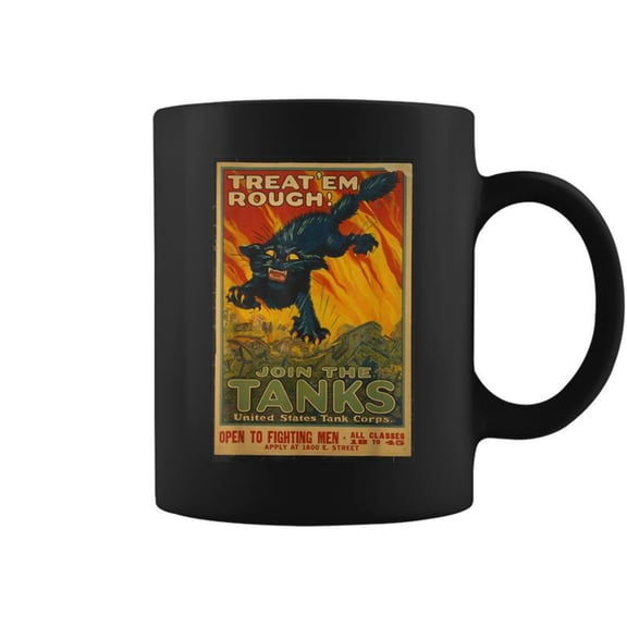 Ww1 Usa World War 1 Military Retro Poster Coffee Mugs