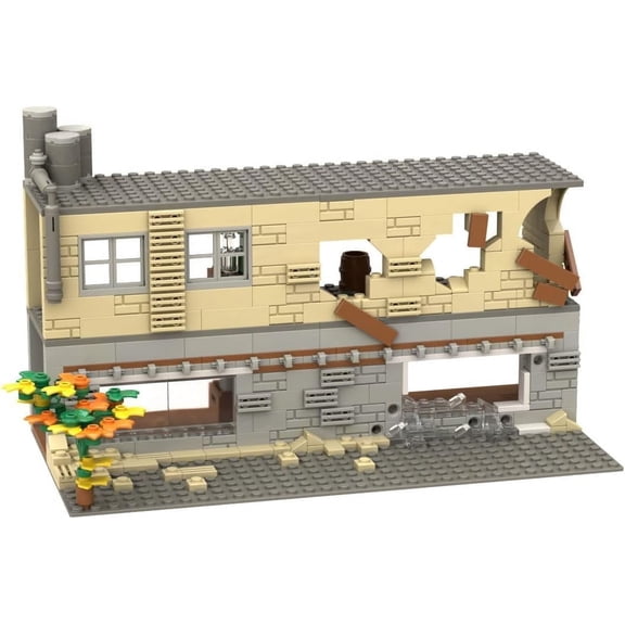 Ww2 Military Base Building Set Toy Army Scene Block Kit Compatible with Lego 459 Pcs