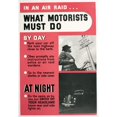 thumbnail image 1 of Ww2 Poster, In An Air Raid, What Motorists Must Do Print By Mary Evans Picture Libraryonslow Auctions Limited, 1 of 6