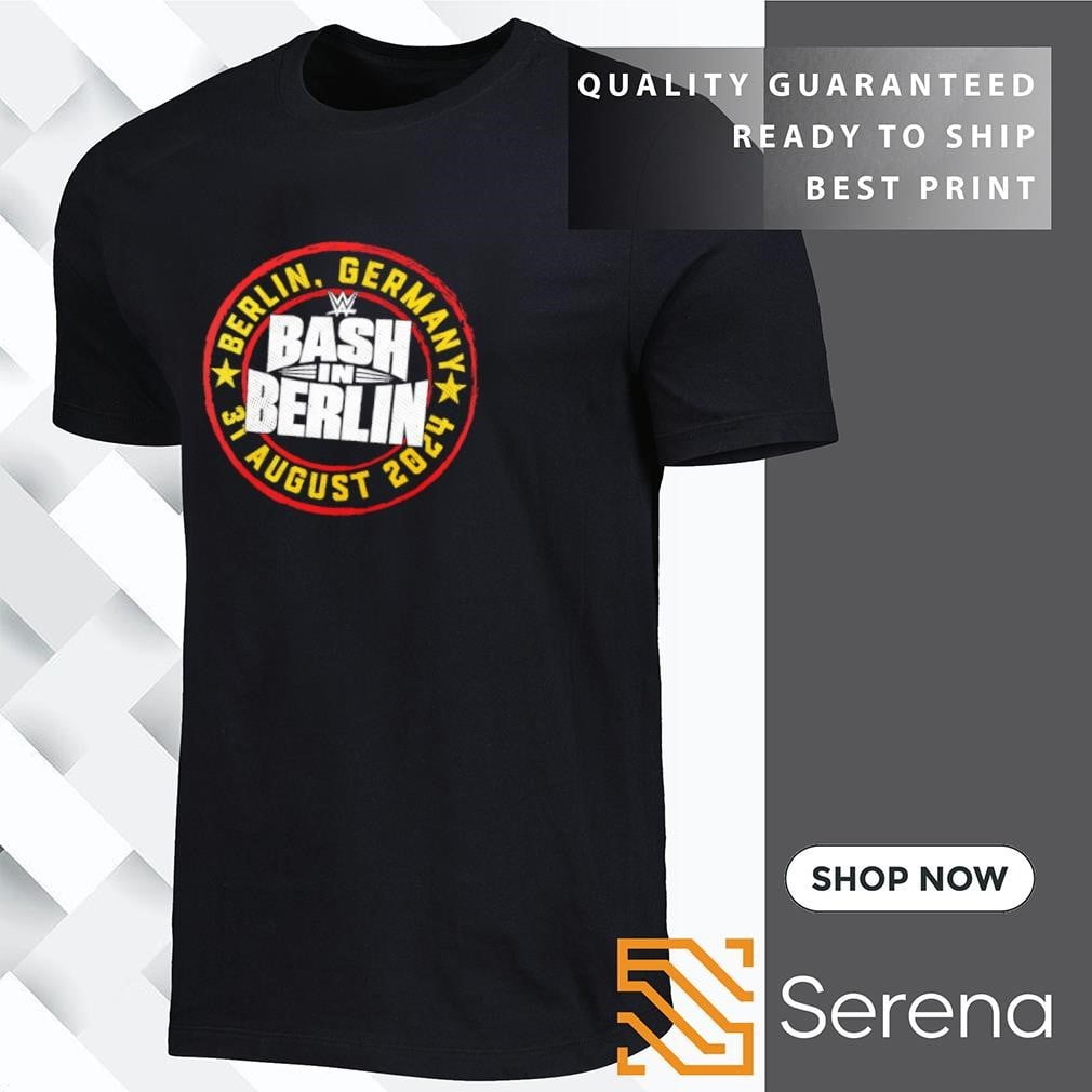 Wwe Black Bash In Berlin Germany 2024 Shirt