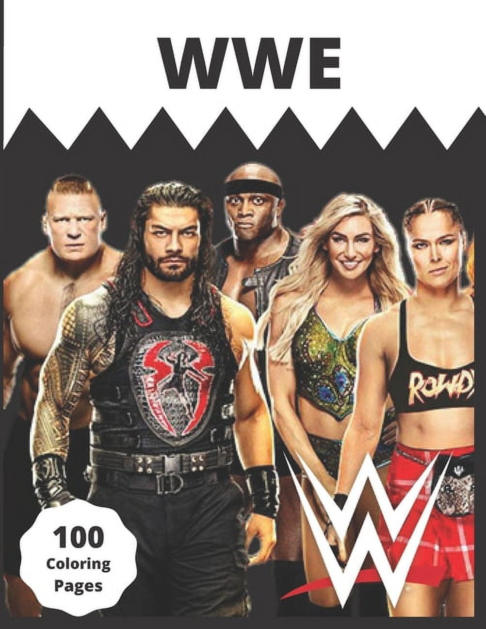 Wwe : Coloring Book for Kids and Adults with Fun, Easy, and Relaxing (Paperback) - Walmart.com