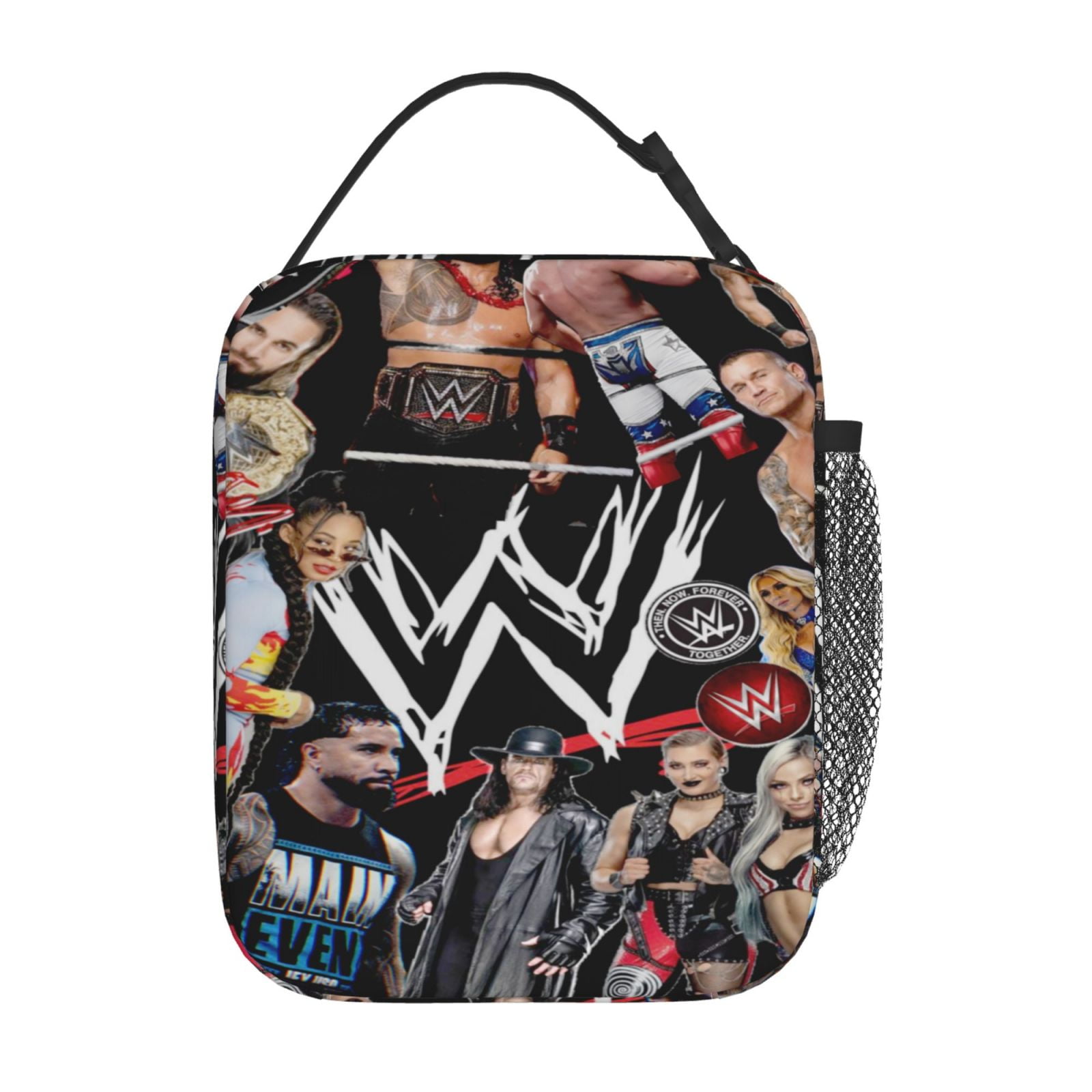 Wwe Cute Lunch Bag Insulated Tote Cooler Lunch Box Reusable Cooling Waterproof