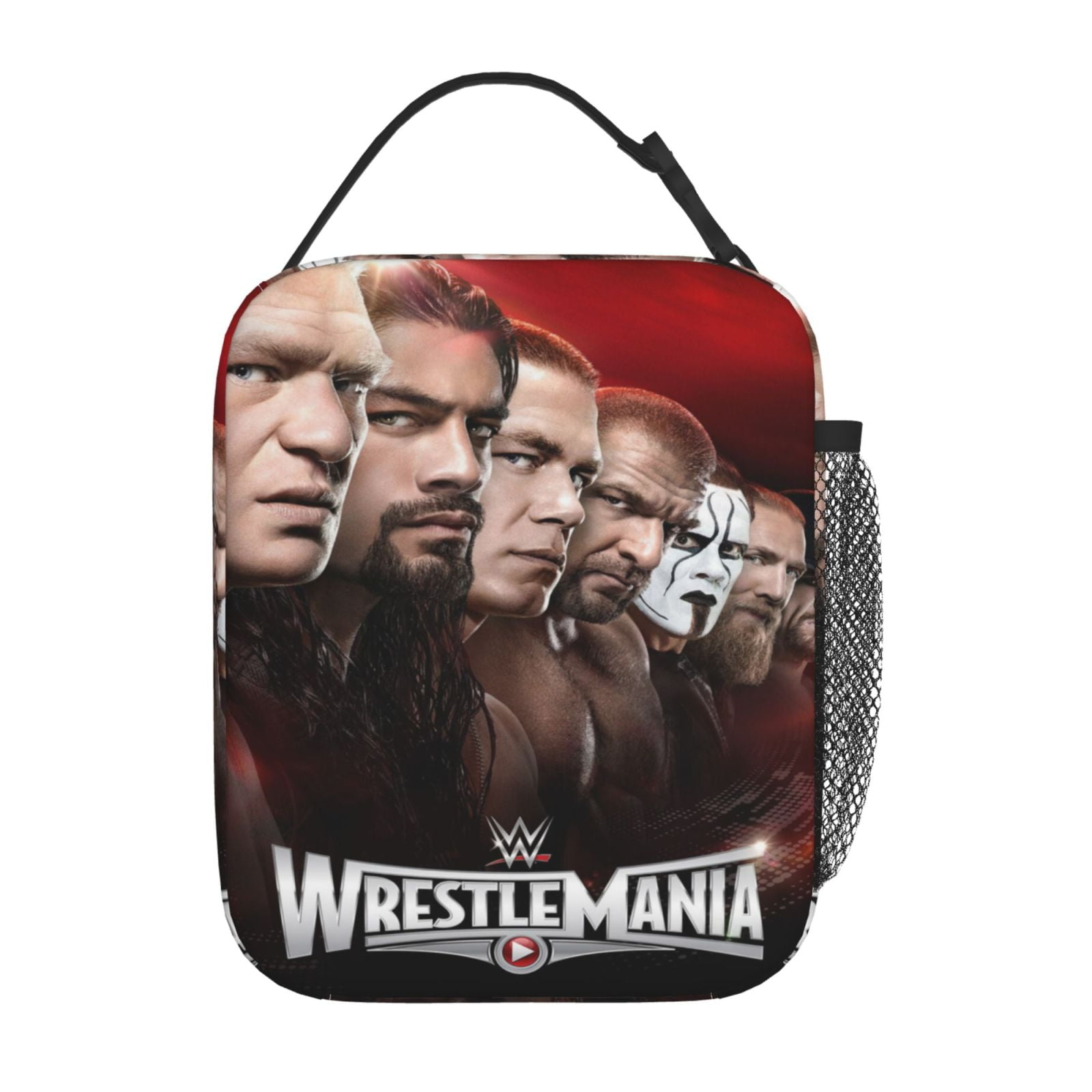 Wwe Cute Lunch Bag Insulated Tote Cooler Lunch Box Reusable Cooling Waterproof