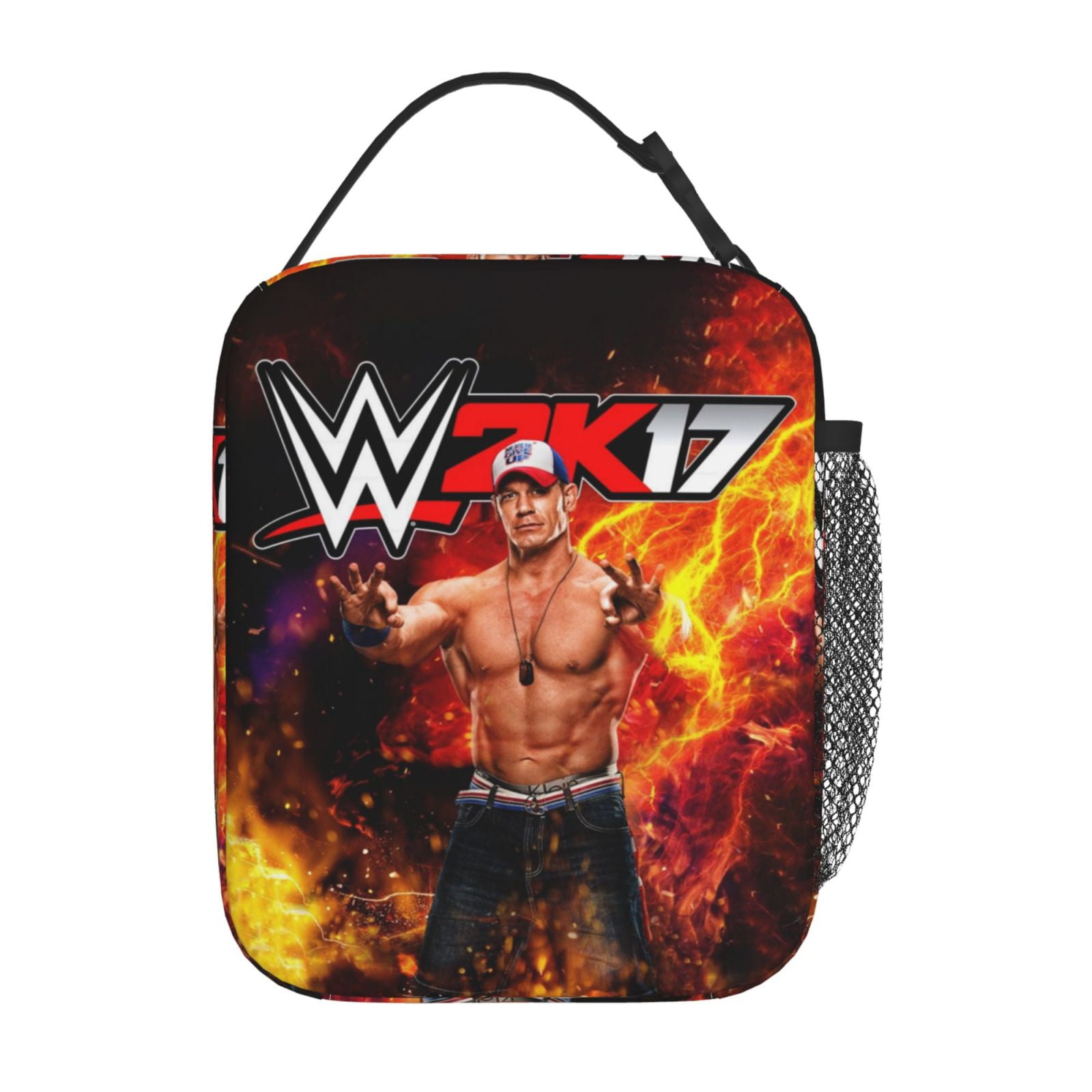 Wwe Cute Lunch Bag Insulated Tote Cooler Lunch Box Reusable Cooling Waterproof