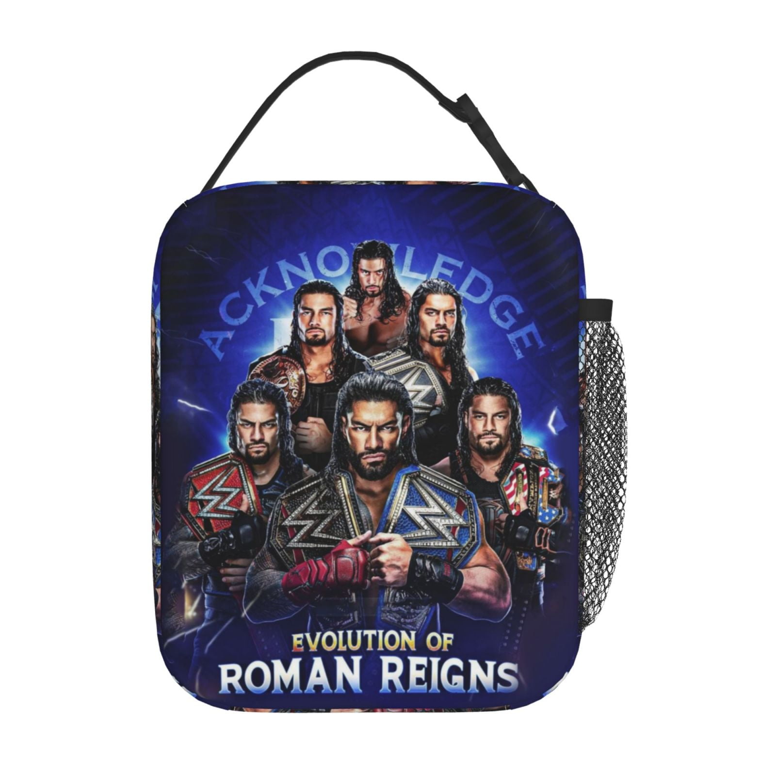 Wwe Cute Lunch Bag Insulated Tote Cooler Lunch Box Reusable Cooling Waterproof