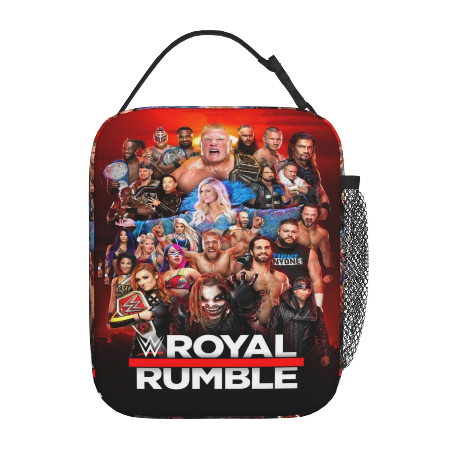 Wwe Cute Lunch Bag Insulated Tote Cooler Lunch Box Reusable Cooling Waterproof