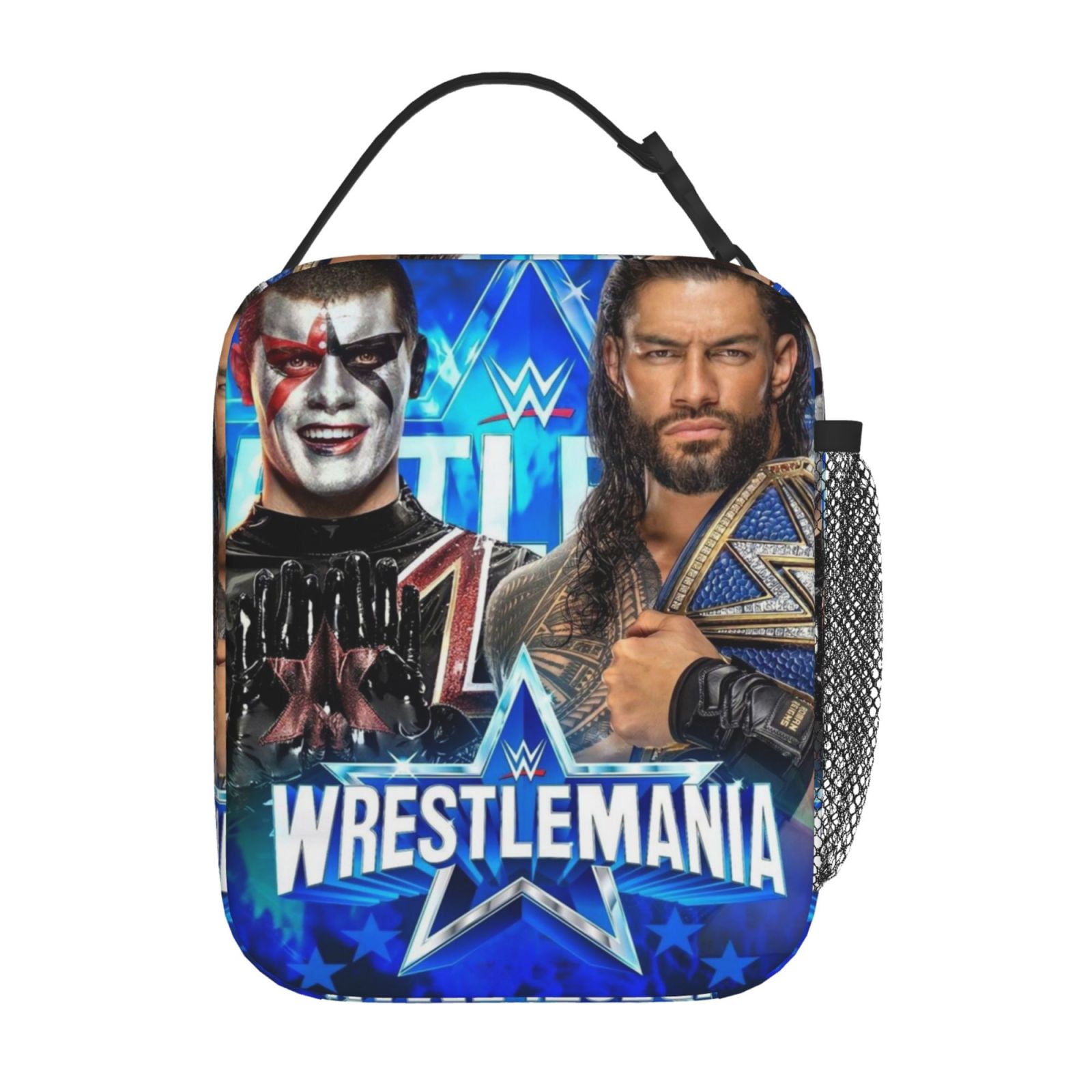 Wwe Cute Lunch Bag Insulated Tote Cooler Lunch Box Reusable Cooling Waterproof
