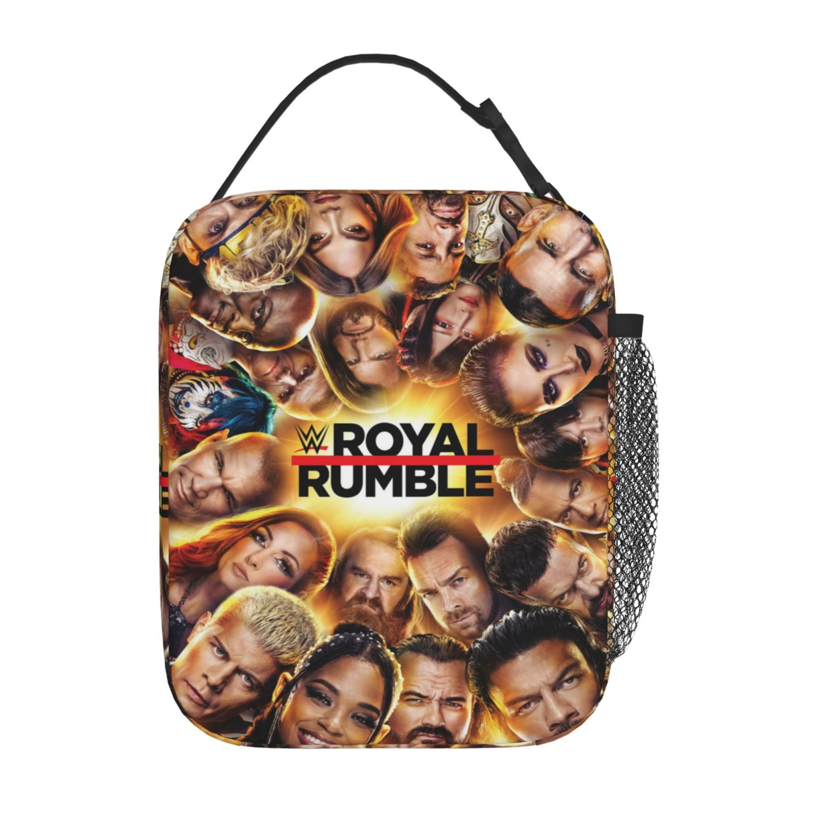 Wwe Cute Lunch Bag Insulated Tote Cooler Lunch Box Reusable Cooling Waterproof