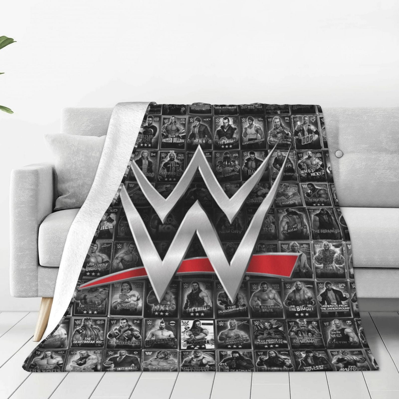 Wwe fleece blanket deals