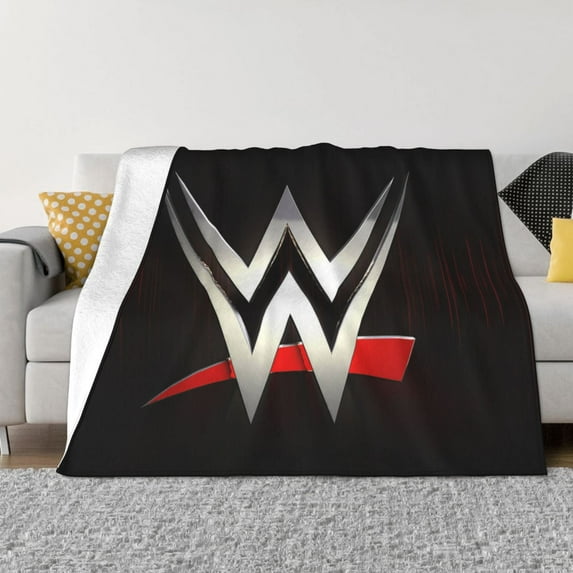 Wwe Fleece Blanket Super Soft Cozy Throw Blanket 60"X50", Lightweight Fuzzy Comfy Flannel Blanket Warm Plush Throw Blankets For Couch, Sofa, Bed