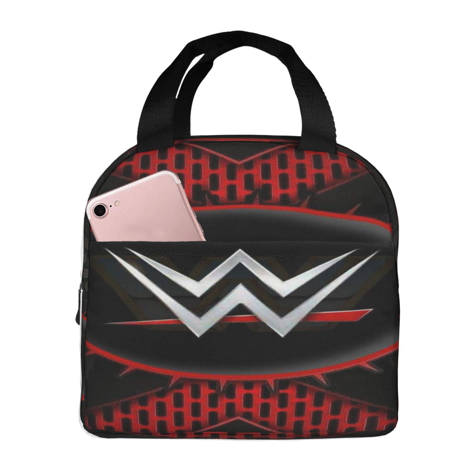Wwe Lunch Bag Waterproof Insulated Lunch Box Reusable Bento Bag For Office Work Picnic Beach Workout