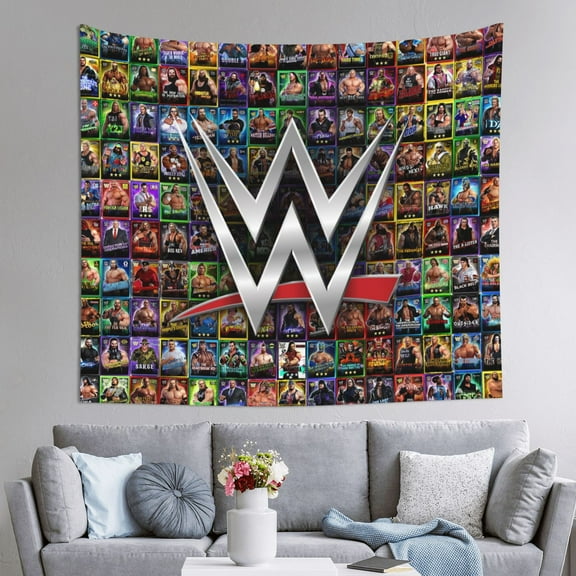 Wwe Tapestry Wall Hanging Wall Decor Wall Art Tapestry Home Decoration For Bedroom, Living Room, Dorm 40x60 Inch