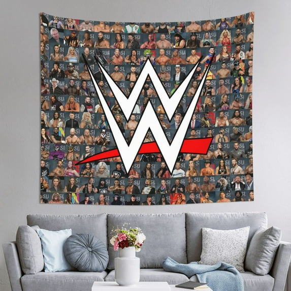 Wwe Tapestry Wall Hanging Wall Decor Wall Art Tapestry Home Decoration For Bedroom, Living Room, Dorm 40x60 Inch