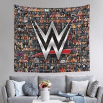 Wwe Tapestry Wall Hanging Wall Decor Wall Art Tapestry Home Decoration For Bedroom, Living Room, Dorm 40x60 Inch
