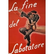 Wwii: Italian Poster, 1944. /N'The Saboteur'S Fate.' Italian World War Ii Poster, 1944. Poster Print by  (18 x 24)