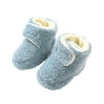 thumbnail image 1 of Wxirdiow Baby Cotton Socks Baby Girls Socks Non-Slip Grips for Babies Toddler Ankle Socks for Girls Sky Blue Size,6-12 Months, 1 of 5