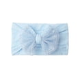 thumbnail image 1 of Wxirdiow Baby Girl Headbands-Infant Baby Girl Headbands Toddler Cotton Handmade Hairbands With Bows Child Hair Accessories Blue Size,One Size, 1 of 3