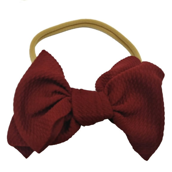 Wxirdiow Baby Girl Headbands and Bows Toddler Baby Girls Headband Bowknot Elastic Hair Band For Infant Baby Boys Girls B Size,One Size