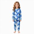 thumbnail image 1 of Wxirdiow Baby Organic Cotton Pajamas Halloween for Boys Girls Toddler PJ Set 2PC Soft,Blue,6-7 Years, 1 of 9