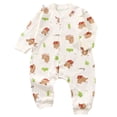thumbnail image 1 of Wxirdiow Baby Winter Clothes Newborn Baby Girl Clothes Long Sleeve Romper Jumpsuit Fall Winter Infant Outfits Green Size,6-9 Months, 1 of 7