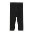 thumbnail image 1 of Wxirdiow Cotton Leggings for Toddler Girls Leggings Full Length Stretchy Pants Cotton Kids Footless Tights Black Size,4-5 Years, 1 of 4