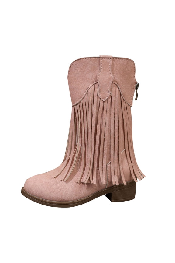 Cowboy Boots for Toddler Cowgirl Boots for Girls Western Cowboy Boots for Boys Kids Toddler Mid-Calf Square Toe Leather Chic Party Riding Boot Red Size,9