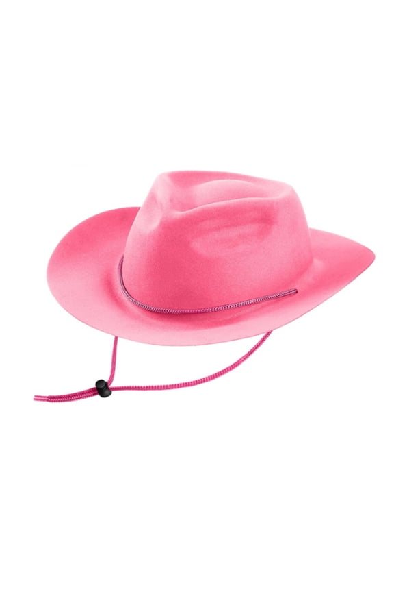 Cowgirl Hat for Little Boys Toddler Baby Cowboy Hat Boys Girls Cowgirl Hat with Leather Hatband Wide Brim Infant Kids Western Cowboy Hat Pink Size,4-10 Years