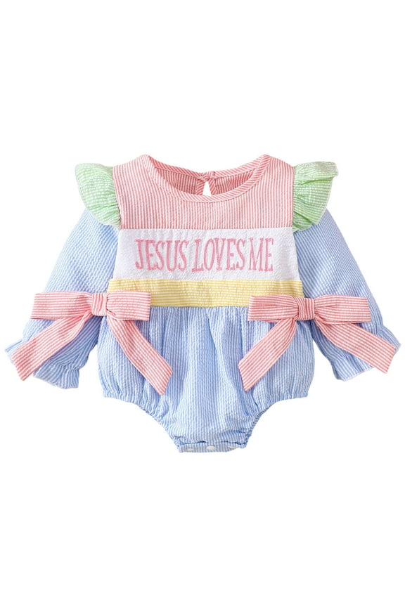 Fall Baby Girl Clothes Baby Girl Boy Crewneck Sweatshirt Long Sleeve Romper Oversized Bodyusuit Pullover Tops Clothes Blue Size,3-6 Months