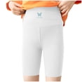 thumbnail image 1 of Wxirdiow Girls Biker Shorts Girls Bike Shorts Kids High Waisted Under Dress Dance Short Leggings White Size,3-4 Years, 1 of 8