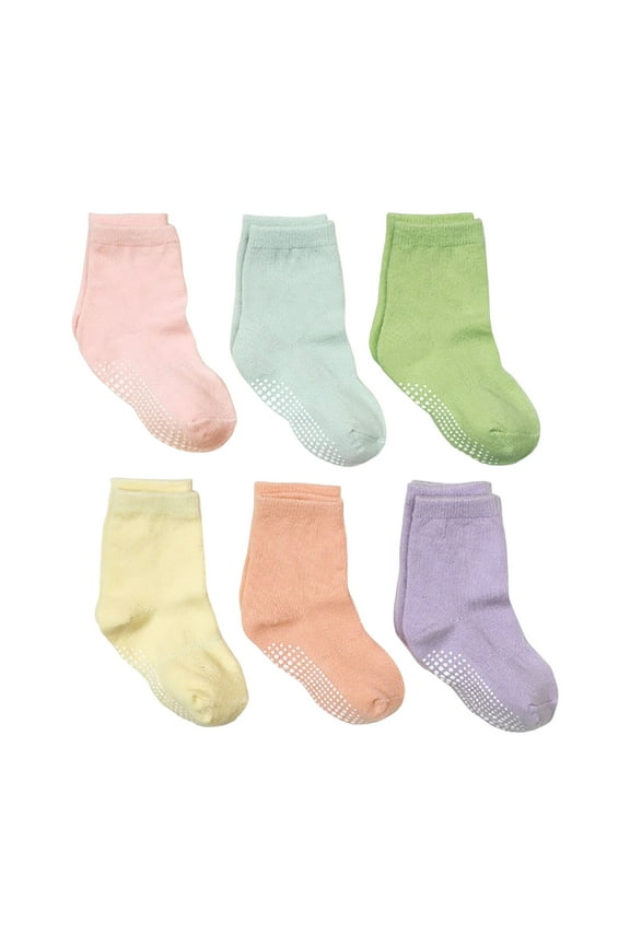 Girls Cotton Crew Socks Toddler Socks Boys Crew Socks Kids Athletic Sock Colorful for Boys Girls C Size,3-5 Years